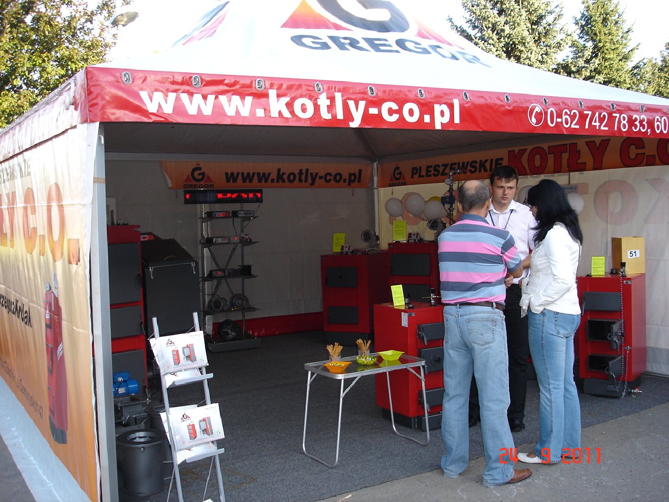Nasze kotły centralnego ogrzewania na targach